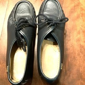 SAS Navy Leather Loafer Sneakers 8.5